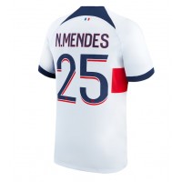 Paris Saint-Germain Nuno Mendes #25 Bortedrakt 2023-24 Kortermet